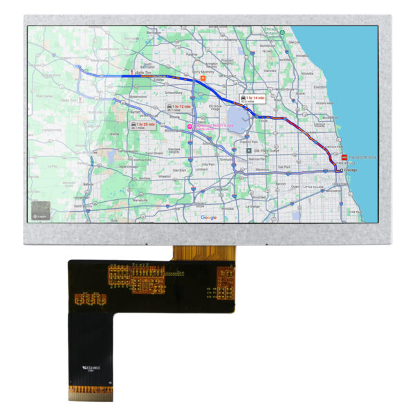 NHD-7.0-800480AF-LSXP, 7" IPS LVDS TFT High Brightness